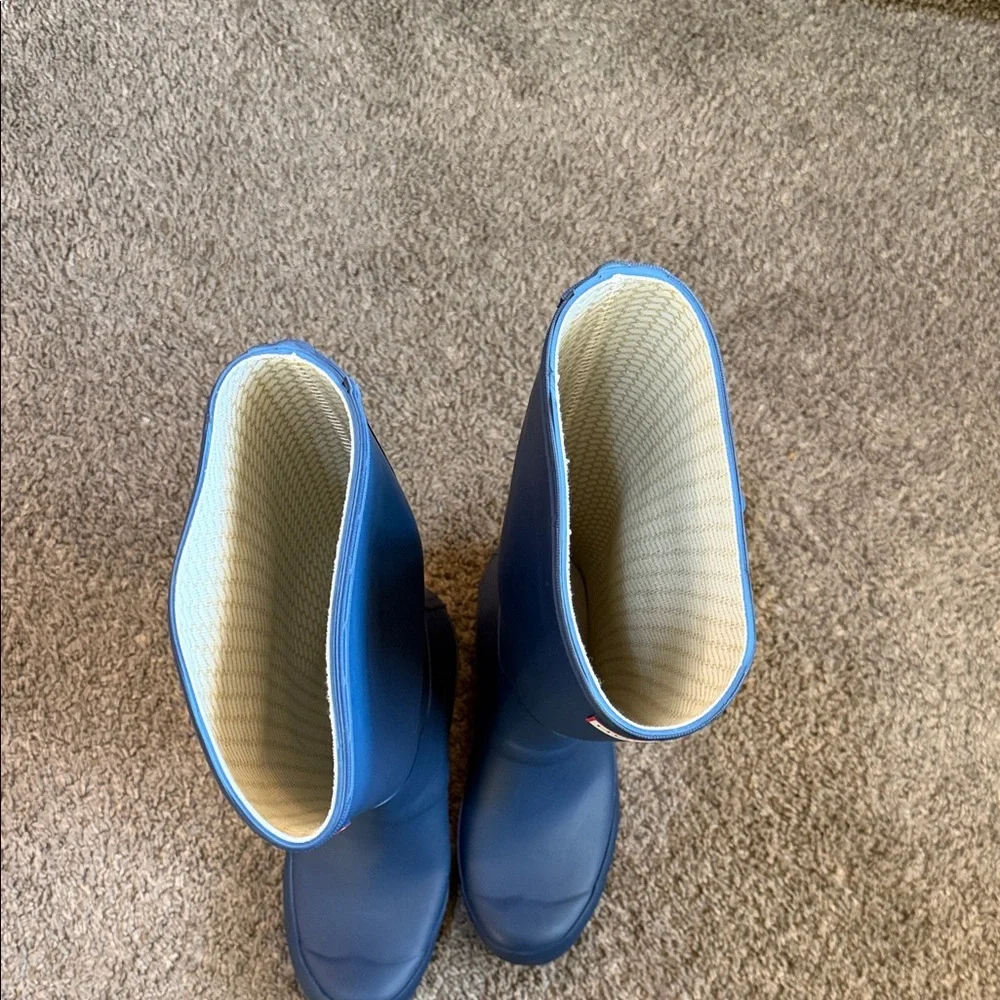 New Without Tags Hunter Original Tall Navy Waterproof Boots - Picture 3 of 9